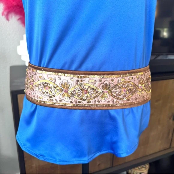 Embroidered and Sequined Embellished Belt - Picture 1 of 8